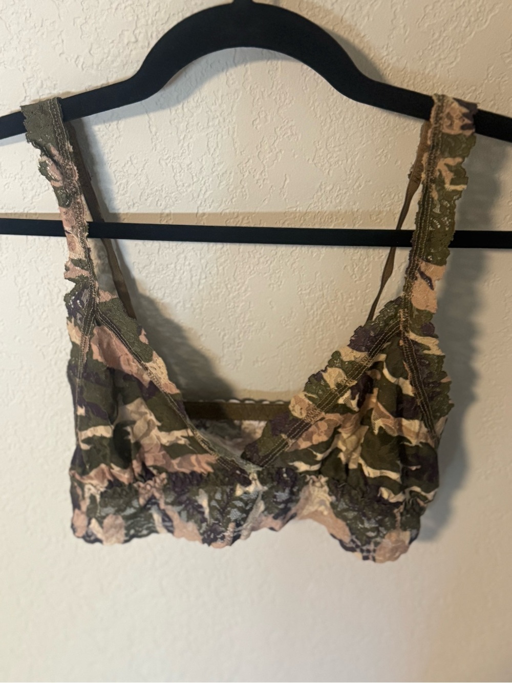 Hanky PankyWomen’s Camouflage Lace Bralette - Green Camo